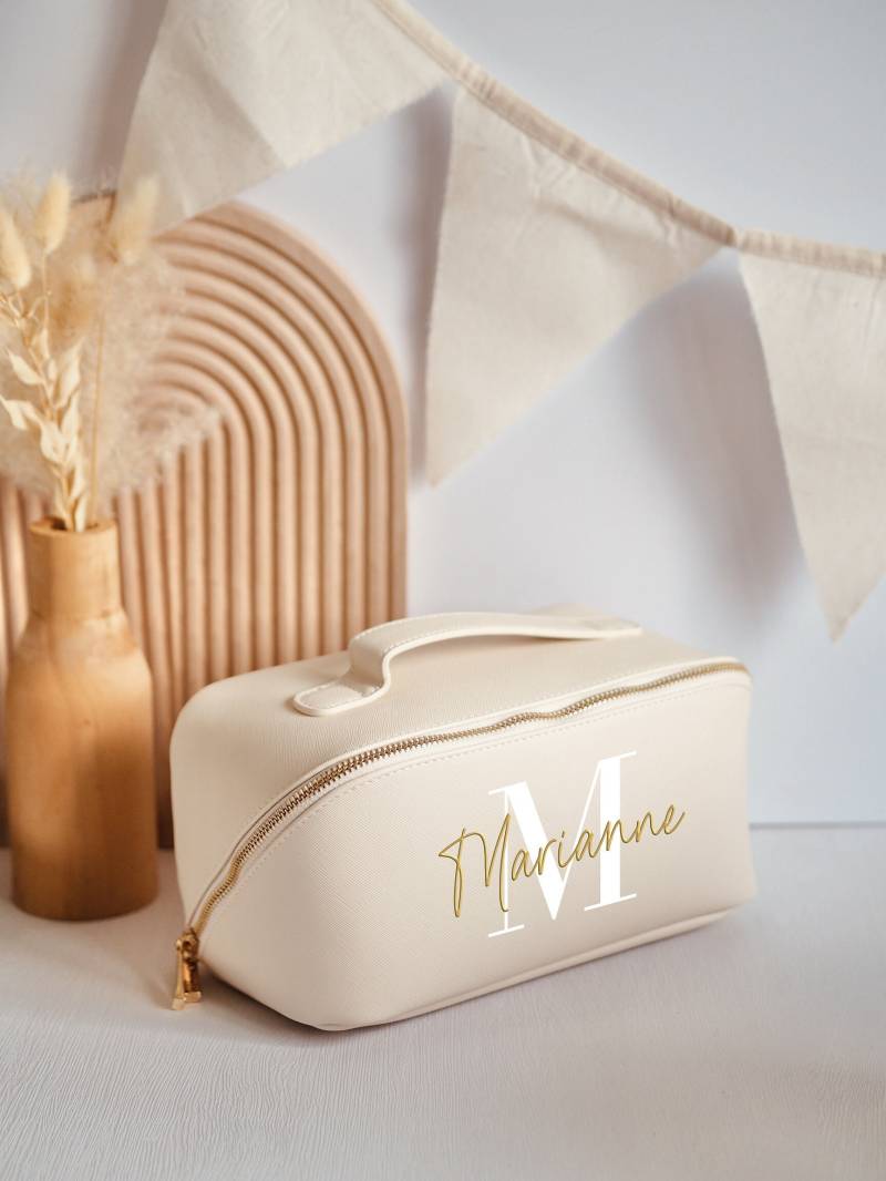 Case | Koffer Kosmetiktasche Initial Set Kosmetiktaschen Muttertag Geschenk Frauen von Anniundava