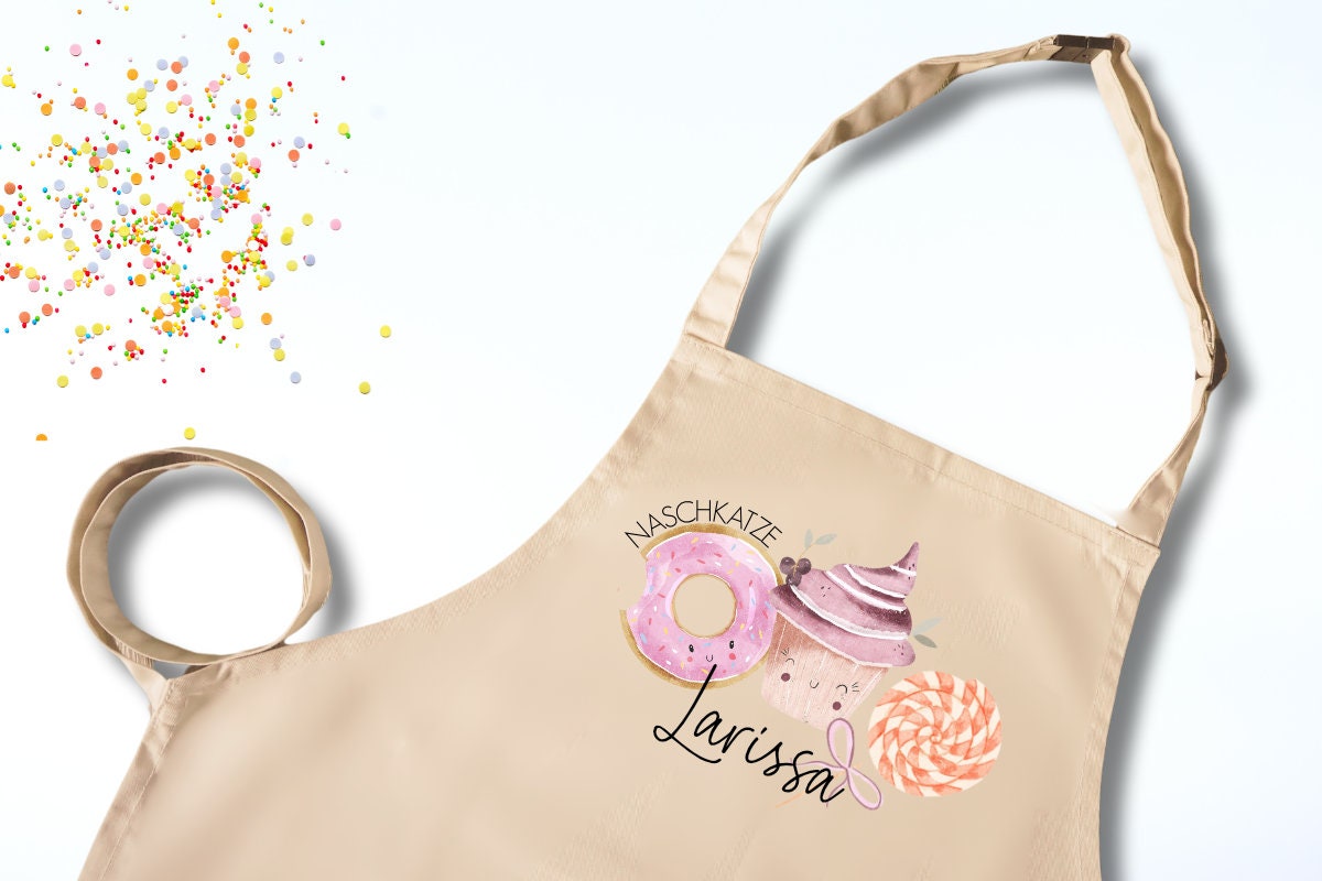 Kinderschürze | Kochschürze Backschürze Für Kinder Schürze Personalisiert 2 Größen Malschürze Naschkatze Kinderschürze | Kochschürze Backschürze Für Kinder Schürze Personalisiert 2 Größen Malschürze Naschkatze von Anniundava