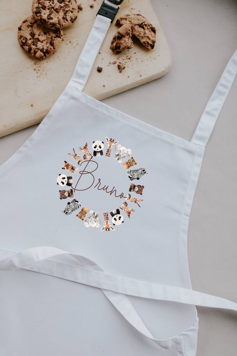Kinderschürze | Kochschürze Backschürze Für Kinder Schürze Personalisiert 2 Größen Malschürze Tierbabys 1 Kinderschürze | Kochschürze Backschürze Für Kinder Schürze Personalisiert 2 Größen Malschürze Tierbabys 1 von Anniundava