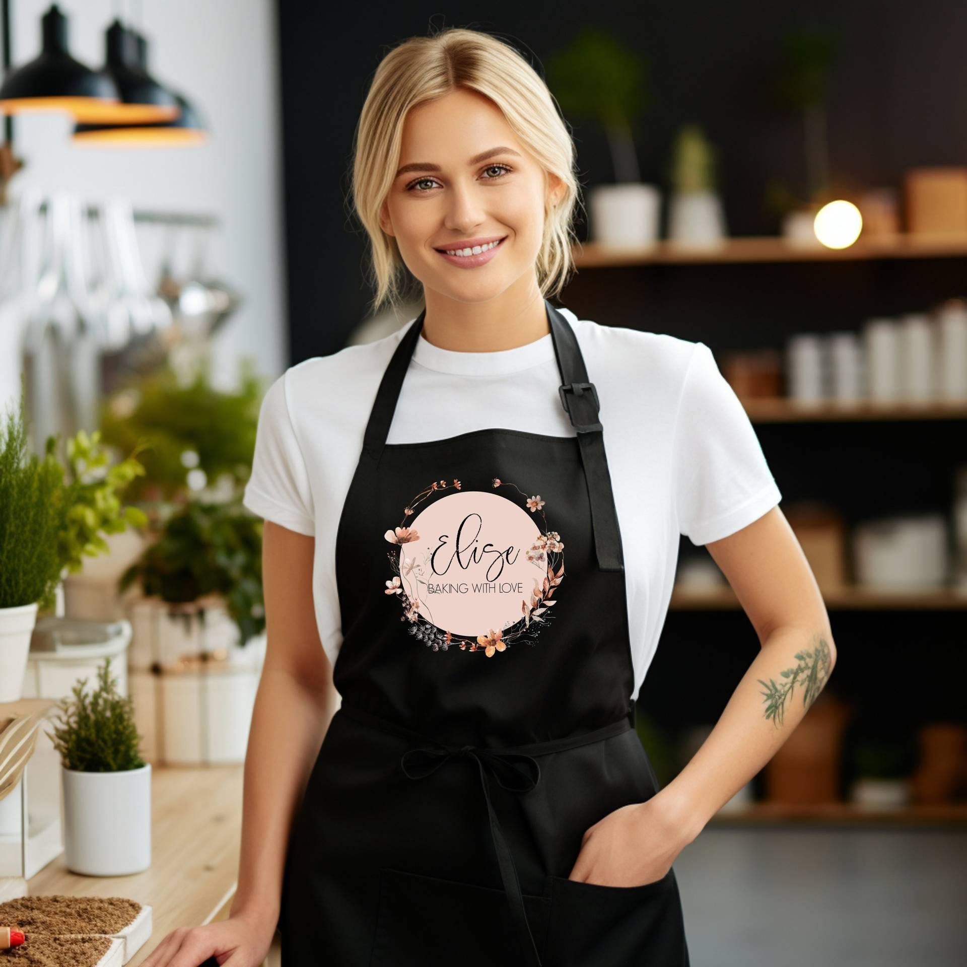 Kochschürze | Backschürze Grillschürze Schürze Boho Personalisiert von Anniundava
