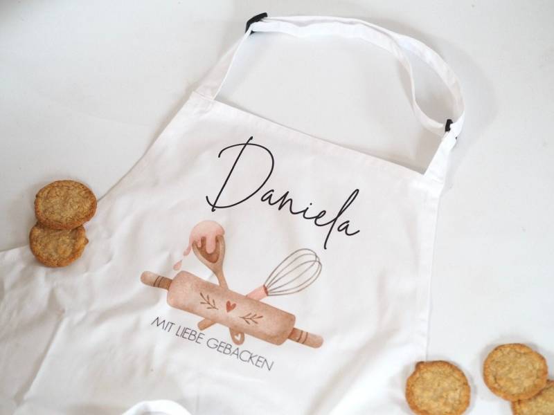 Kochschürze | Backschürze Grillschürze Schürze Weihnachtsbäckerei Personalisiert von Anniundava