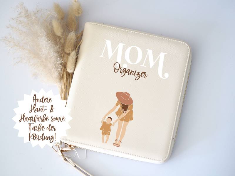 U-Hefthülle Organizer | Reiseorganizer Familienorganizer Boho Mama von Anniundava