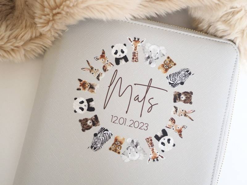 U-Hefthülle Organizer | Reiseorganizer Familienorganizer Kleine Freunde von Anniundava