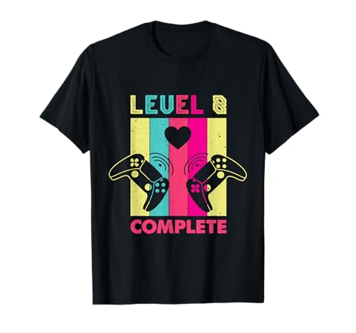 Gamer Girl Level 8 Complete 8 Lustiger 8. Hochzeitstag T-Shirt Gamer Girl Level 8 Complete 8 Lustiger 8. Hochzeitstag T-Shirt von Anniversary Birthday Video Gamer Gifts Outfit