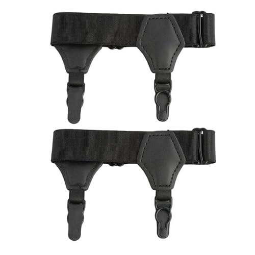 1 Paar Socken Strumpfbänder Herren Socken Hosenträger Einstellbar, Rutschfeste Strumpfbänder aus Hochwertigem Nylon für Socken, Schwarz – Ideal für Geschäftsleute und Formelle Anlässe von Annlpoy