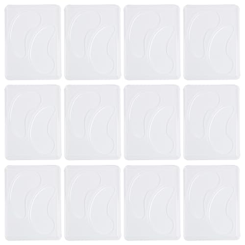 12 Stück Augenmasken Formen Zum Selbermachen, Sichere, Gesunde, Transparente Gesichtsmasken Patch Formen, Sicher und Umweltfreundlich, Ideal für Hautpflege und Beauty DIY, 300x150 mm von Annlpoy