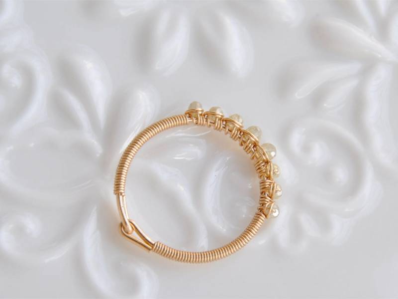 Raue Diamant Ring Stapelbare Ringe Roh Ungeschnitten Natürliche Kleine Ringe von AnnoCrafts