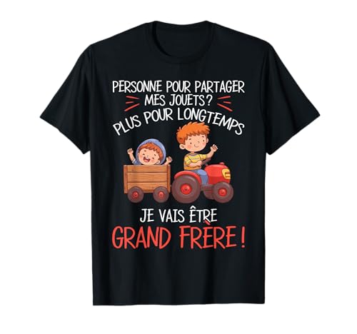 Ankündigung Schwangerschaft Baby älterer Bruder Junge Stolz T-Shirt Ankündigung Schwangerschaft Baby älterer Bruder Junge Stolz T-Shirt von Annonce Grossesse Grand Frère Cadeaux Pour Garçons
