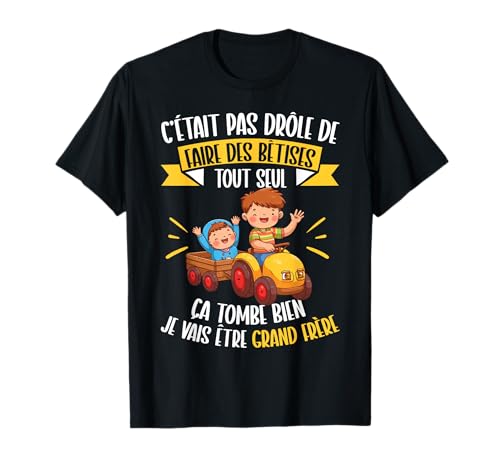 Großer Bruder Kind Jungen Schwangerschaft Ankündigung Baby T-Shirt Großer Bruder Kind Jungen Schwangerschaft Ankündigung Baby T-Shirt von Annonce Grossesse Grand Frère Cadeaux Pour Garçons
