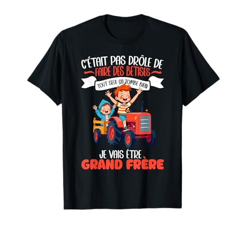 Ich werde Großer Bruder Ankündigung Schwangerschaft Baby Stolz T-Shirt Ich werde Großer Bruder Ankündigung Schwangerschaft Baby Stolz T-Shirt von Annonce Grossesse Grand Frère Cadeaux Pour Garçons