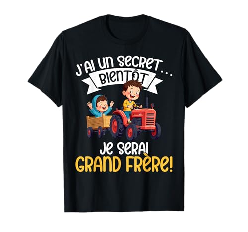 Ich werde Großer Bruder Ankündigung Schwangerschaft Offenbarung Baby T-Shirt von Annonce Grossesse Grand Frère Cadeaux Pour Garçons