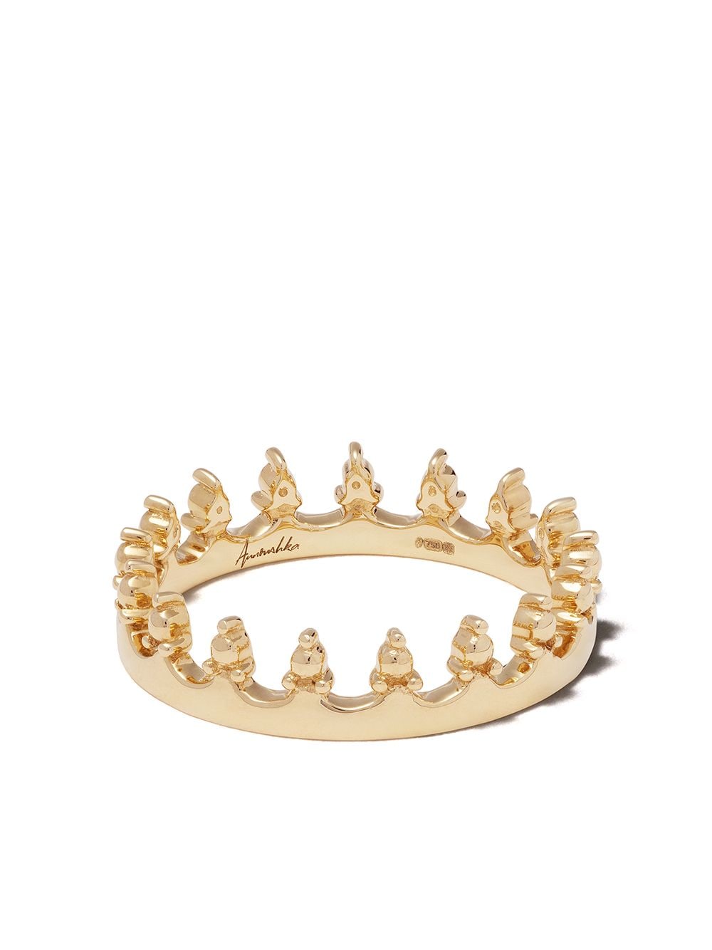 Annoushka 18kt 'Crown' Gelbgoldring von Annoushka