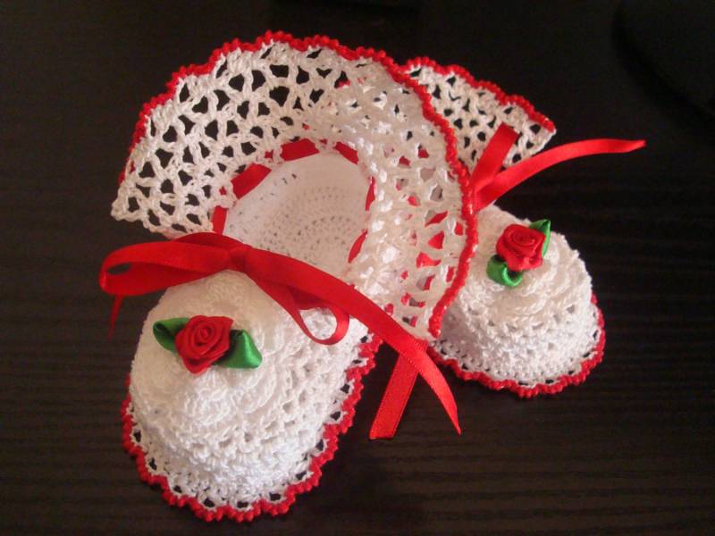 Gehäkelte Booties Für Baby Mädchen von AnnoushkaFashion