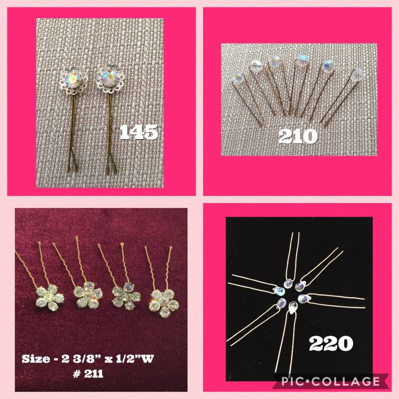 Blume Bobby Pin Haar-Accessoires | Set Von 4 Und 6 Schillernde Runde Strass Nr. 145 - 220 Blume Bobby Pin Haar-Accessoires | Set Von 4 Und 6 Schillernde Runde Strass Nr. 145 - 220 von AnnsUnlimitedAcces