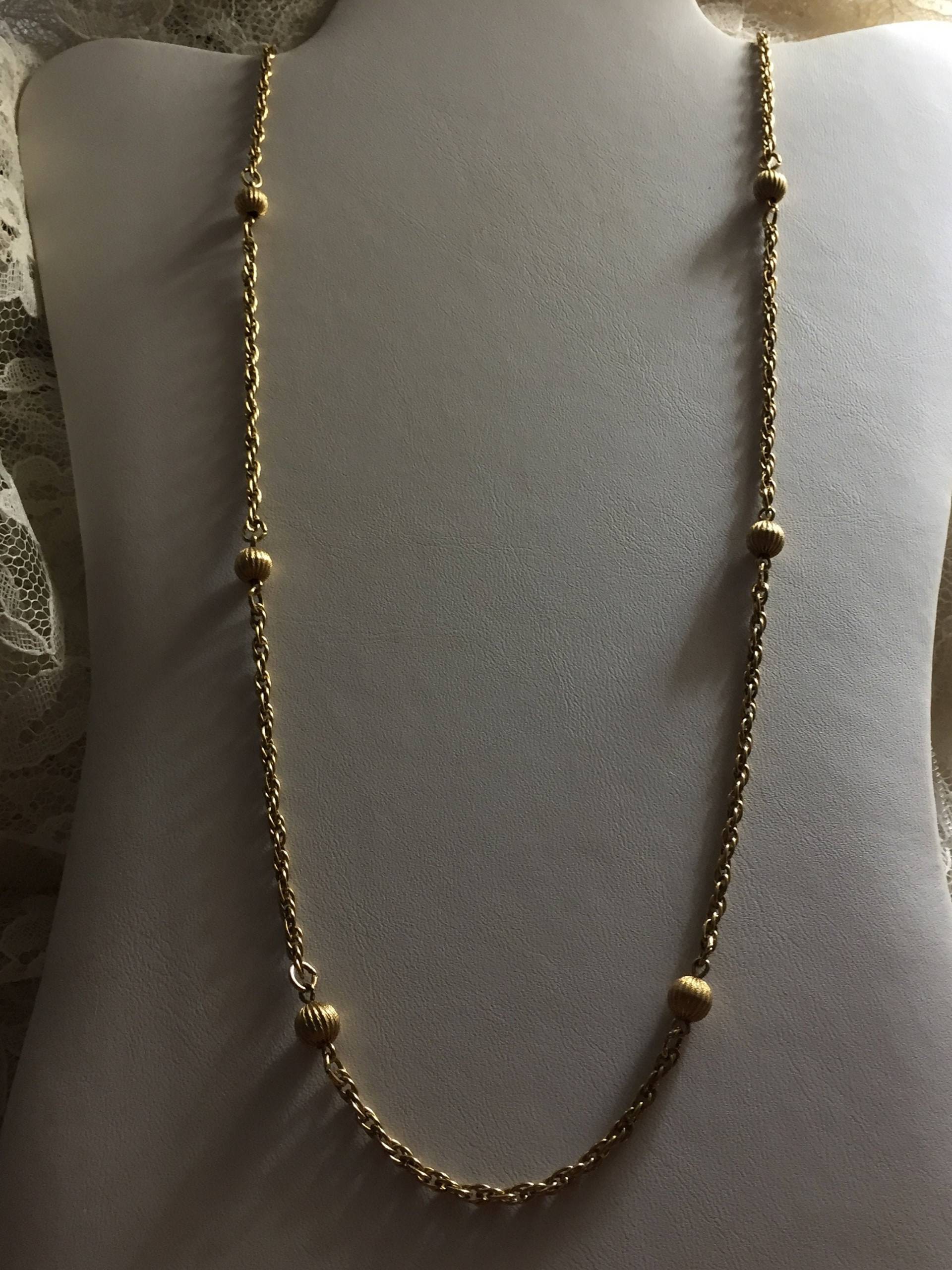 Gold Perlenkette Halskette, Link Womans Halskette Jr.teen #994 Gold Perlenkette Halskette, Link Womans Halskette Jr.teen #994 von AnnsUnlimitedAcces