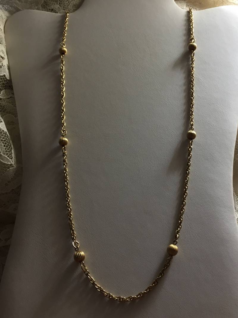 Gold Perlenkette Halskette, Link Womans Halskette Jr.teen #994 Gold Perlenkette Halskette, Link Womans Halskette Jr.teen #994 von AnnsUnlimitedAcces