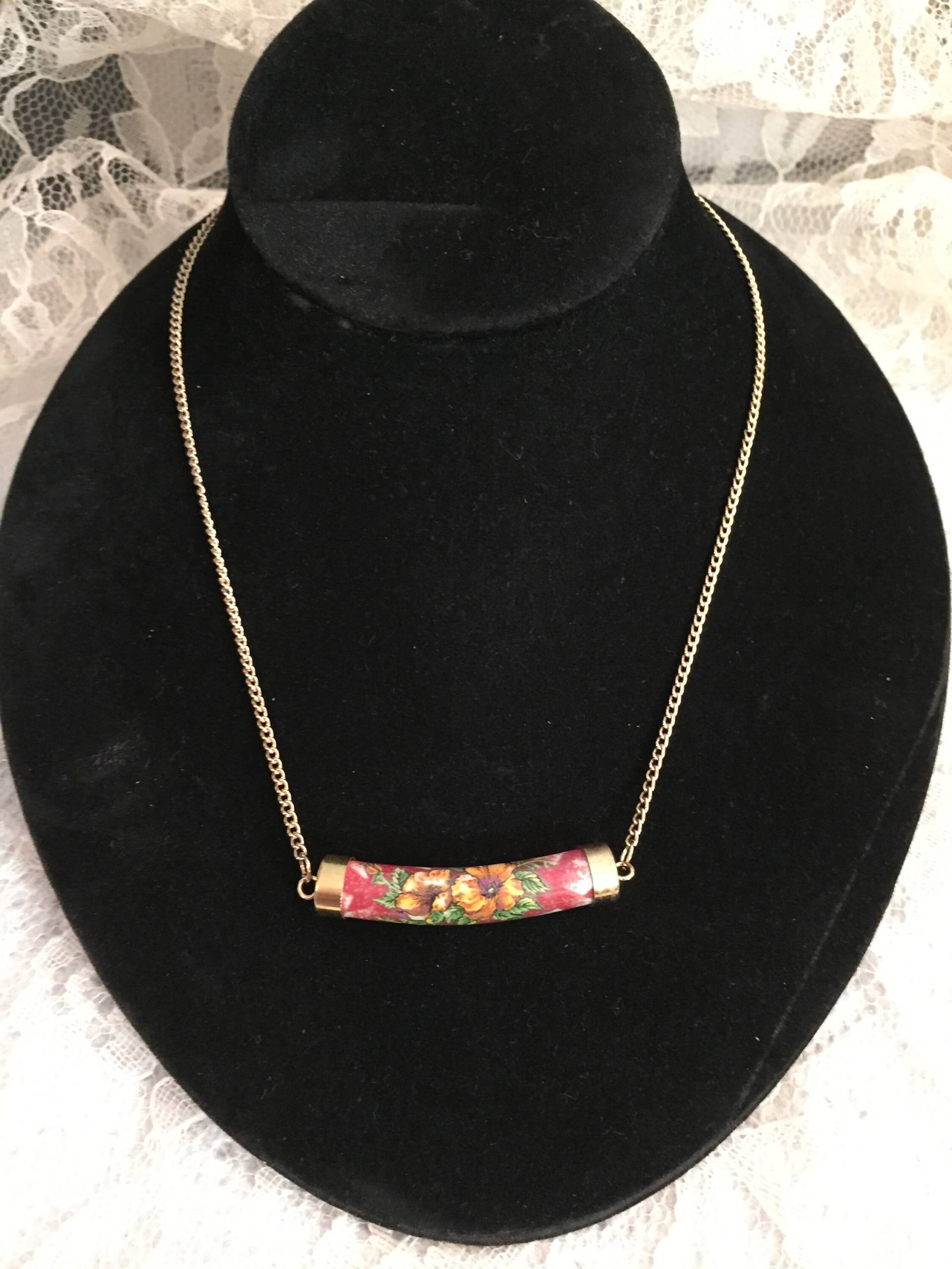 Sonnenblume Halsband Halskette, Gold Ton Kette, Blume Halskette #907 Sonnenblume Halsband Halskette, Gold Ton Kette, Blume Halskette #907 von AnnsUnlimitedAcces