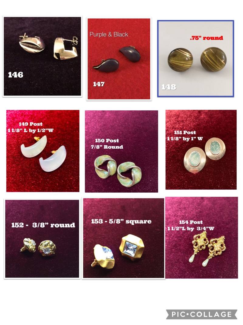 Vintage Ohrringe Die 80Er Und 90Er Jahre Artikel 146 - 154 Pierced Post Vintage Ohrringe Die 80Er Und 90Er Jahre Artikel 146 - 154 Pierced Post von AnnsUnlimitedAcces