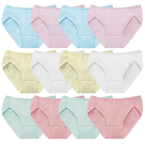 Anntry Bequeme Baumwollene Kinder-Unterhosen Unterwäsche für Kleine Mädschen Höschen 2-12 Jahre (Eine Packung von 12 Stücke) von Anntry