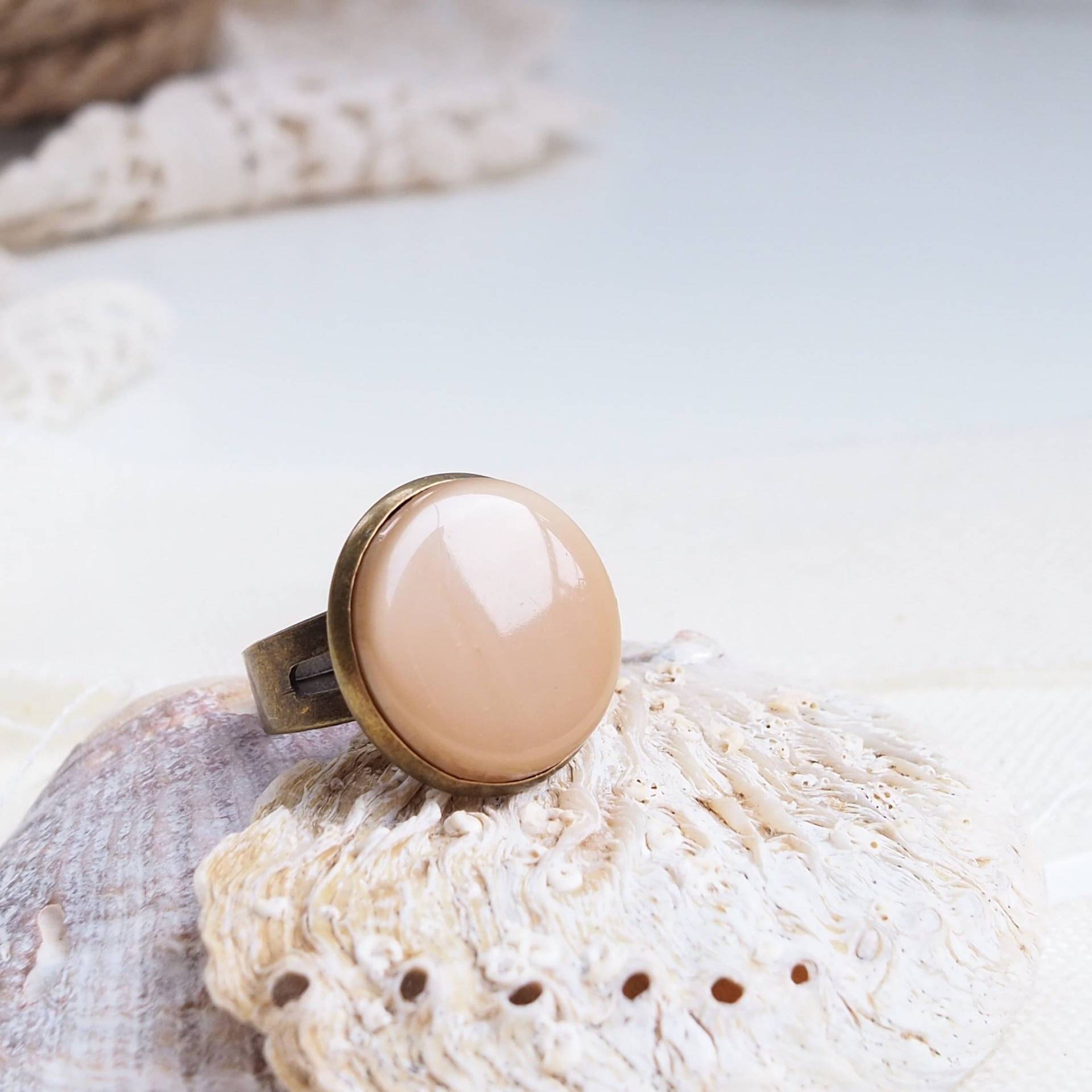 Ring Mit Glasknopf von Annundfuermich