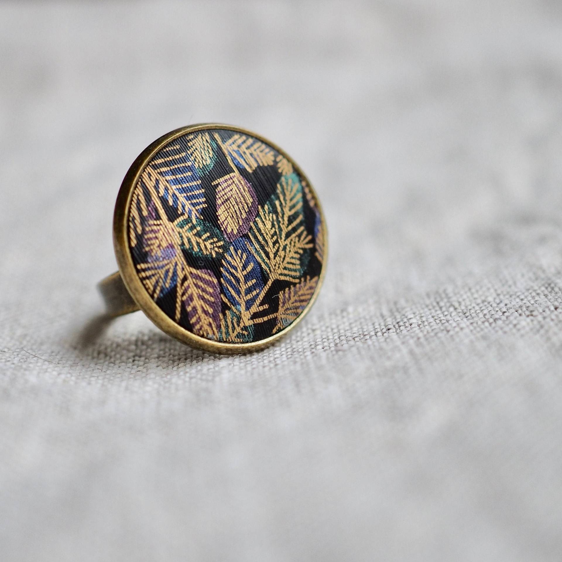 Ring Mit Herbstlichen Blättern von Annundfuermich