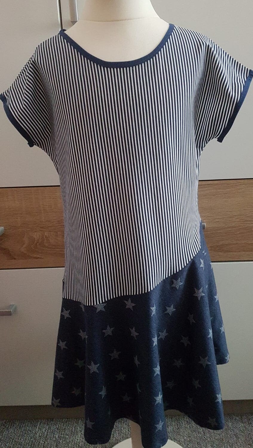 Leichtes Jersey Sommerkleidchen. Gr. 128-134 von AnnushkaDe