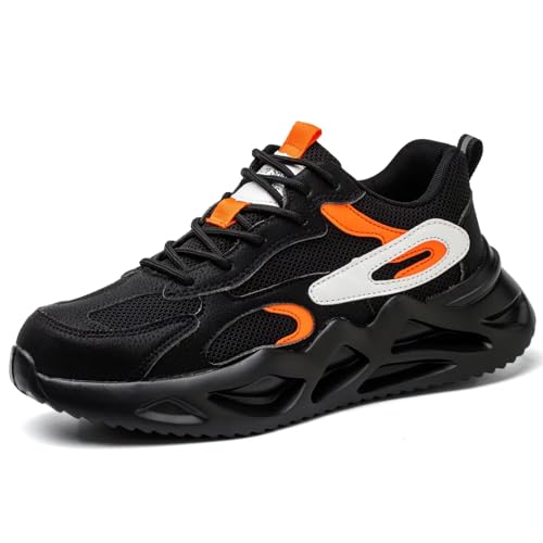 Annvia Arbeitsschuhe Herren Sicherheitsschuhe Damen S1 Leicht Stahlkappenschuhe S3 rutschfeste Arbeitsturnschuhe Atmungsaktiv mit Stahlkappe Schwarz größe 41 Annvia Arbeitsschuhe Herren Sicherheitsschuhe Damen S1 Leicht Stahlkappenschuhe S3 rutschfeste Arbeitsturnschuhe Atmungsaktiv mit Stahlkappe Schwarz größe 41 von Annvia