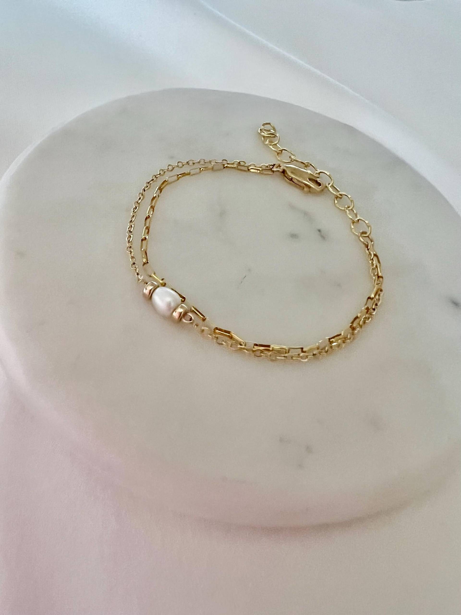 Gold Süßwasser Perle Armband/Brautjungfer Alltagskleidung Für Jeden Anlass Bestes Geschenk Sie Gold Süßwasser Perle Armband/Brautjungfer Alltagskleidung Für Jeden Anlass Bestes Geschenk Sie von AnnyAbby