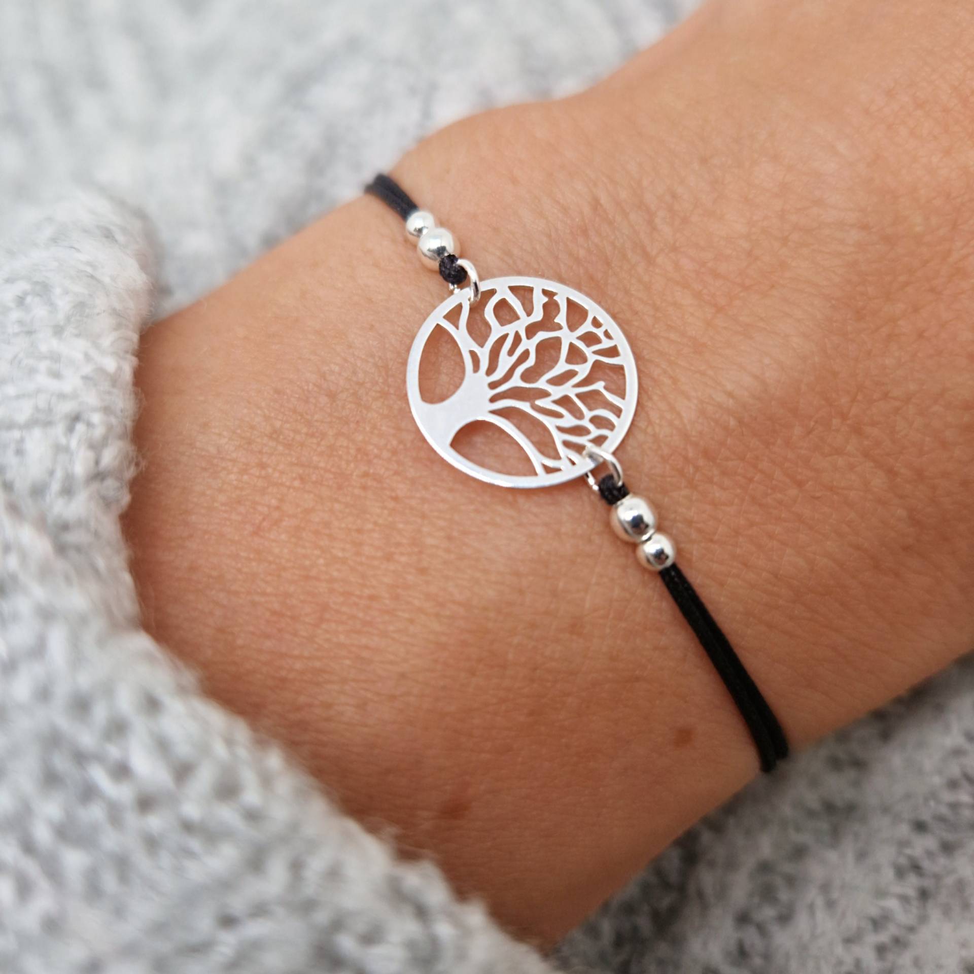 Armband Lebensbaum 925 Silber Makramee Armband Lebensbaum 925 Silber Makramee von AnnyOnes