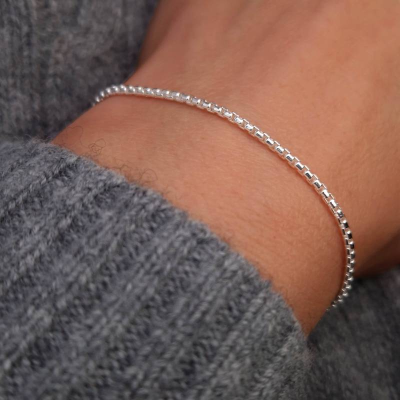 Venezianer Armband Rund Breit 925 Silber 2 Mm von AnnyOnes