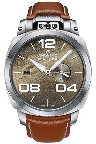 Anonimo Militare Herren Uhr analog Automatik mit Leder Armband AM102001002A02 von Anonimo