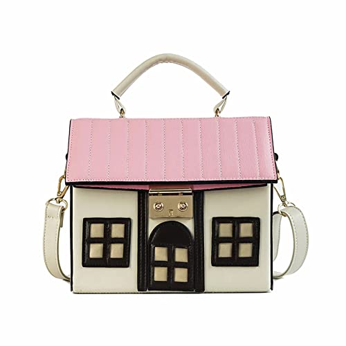 Anopo Damen Hausförmig Einzigartig Neuheit Geldbörse Mini Lustig Seltsam Umhängetasche Schultertasche Handtasche Clutch PU-Leder Beige Anopo Damen Hausförmig Einzigartig Neuheit Geldbörse Mini Lustig Seltsam Umhängetasche Schultertasche Handtasche Clutch PU-Leder Beige von Anopo