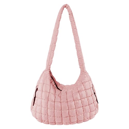 Anopo Gesteppte Tragetasche für Damen Übergroße Gepolsterte Handtasche Hobo-Umhängetasche Blasentasche Wolkentasche Rosa Anopo Gesteppte Tragetasche für Damen Übergroße Gepolsterte Handtasche Hobo-Umhängetasche Blasentasche Wolkentasche Rosa von Anopo