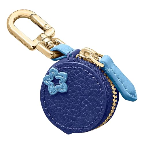 Anopo Münzbörse Schlüsselanhänger in Heidelbeerform Kleiner Charmbeutel für Handtaschen und Rucksäcke von Anopo