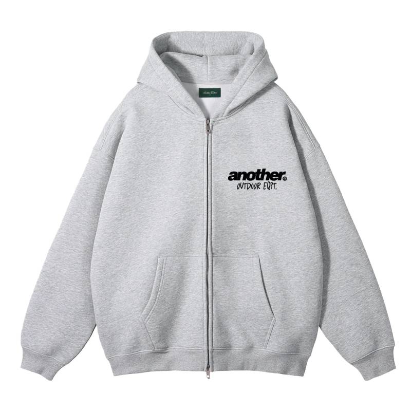 Another Cotton Lab Almost Home Zip Hoodie von Another Cotton Lab