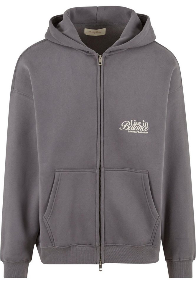 Another Cotton Lab Kapuzensweatshirt Another Cotton Lab Live in Balance Heavy Oversized Zip Hoodie (1-tlg) von Another Cotton Lab