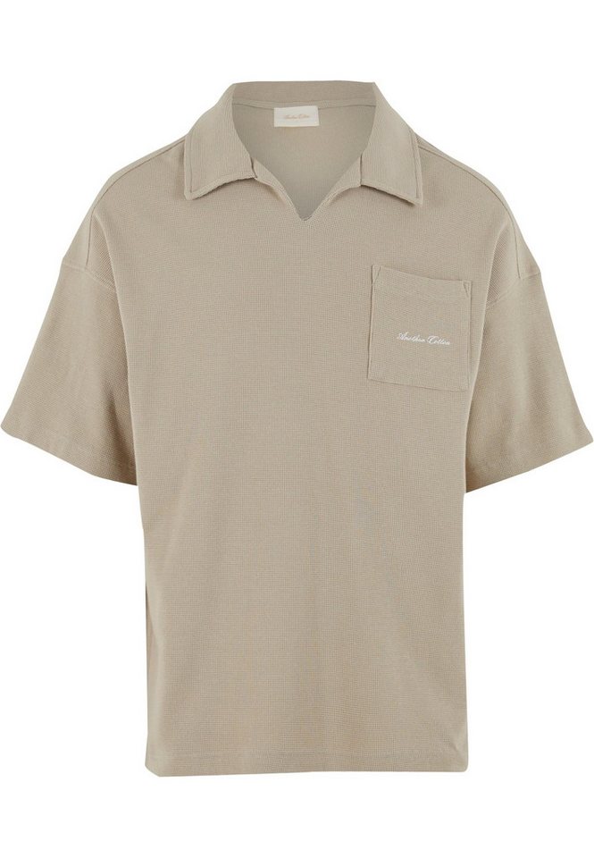 Another Cotton Lab Poloshirt Another Cotton Lab Another Waffle Oversized Polo Shirt (1-tlg) von Another Cotton Lab