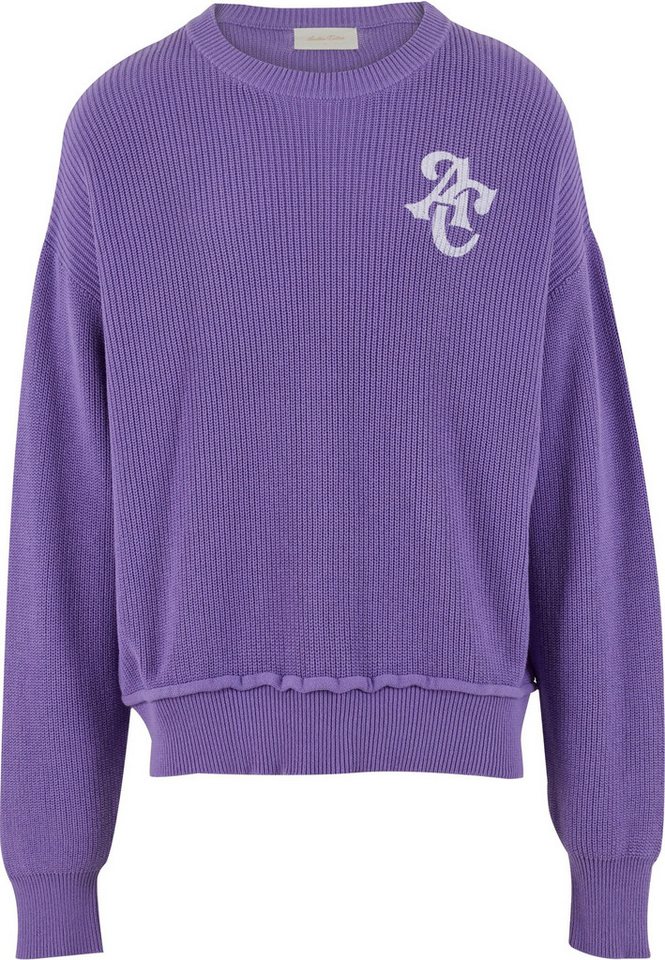 Another Cotton Lab Rundhalspullover Another Cotton Lab Another Oversize Knit Sweatshirt (1-tlg) von Another Cotton Lab