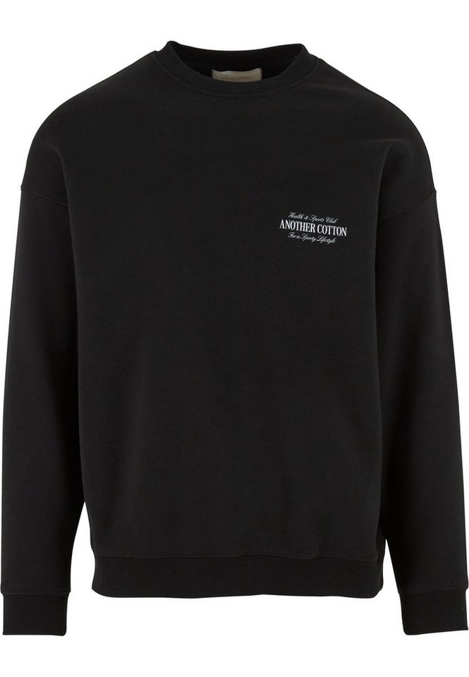 Another Cotton Lab Rundhalspullover Another Cotton Lab Health and Sports Club Oversized Sweatshirt (1-tlg) von Another Cotton Lab