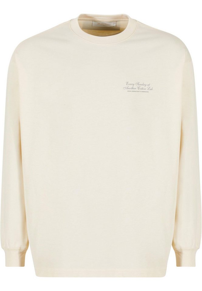 Another Cotton Lab Rundhalspullover Another Cotton Lab Pie Day Oversized Longsleeve (1-tlg) von Another Cotton Lab