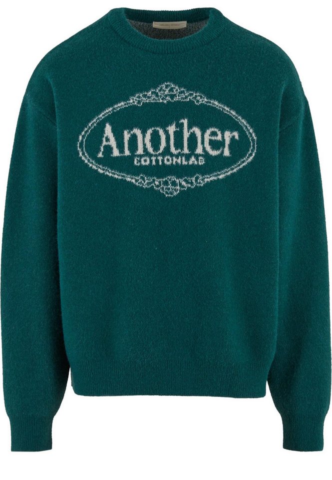 Another Cotton Lab Rundhalspullover Another Cotton Lab Royal Chest Print Sweater (1-tlg) von Another Cotton Lab