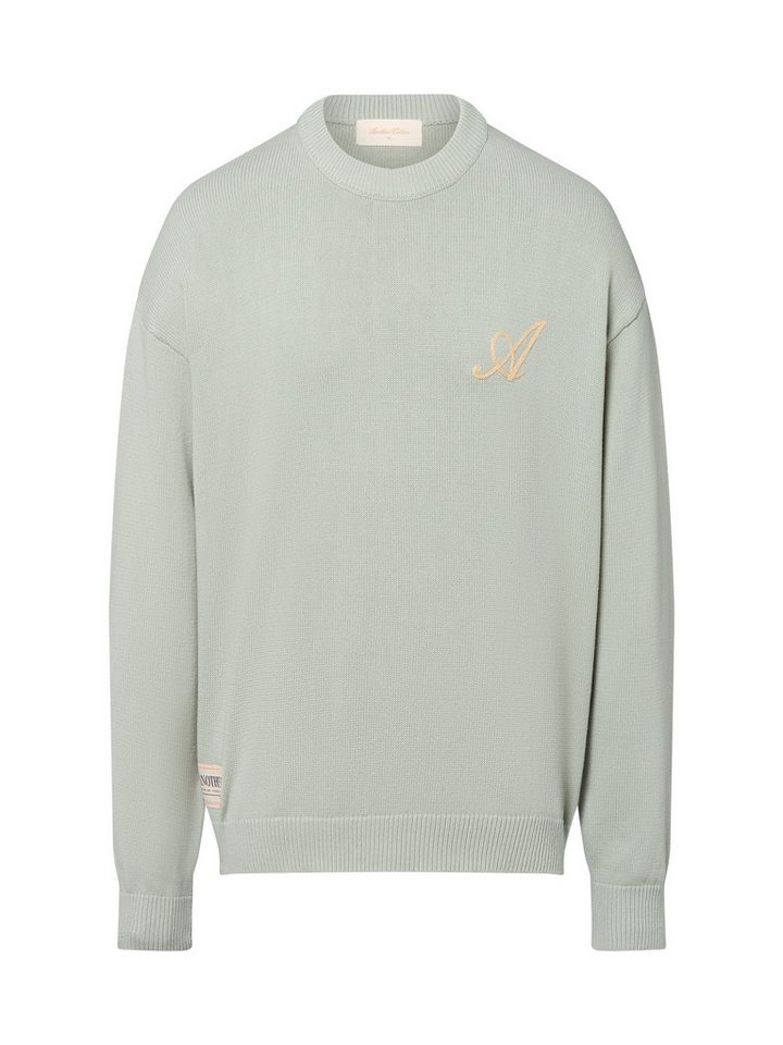 Another Cotton Lab Strickpullover Logo Mesh von Another Cotton Lab