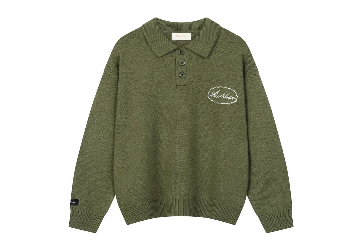 Another Cotton Lab Sweatshirt Another Cotton Lab Three Button Knit Hoodie Another Cotton Lab Sweatshirt Another Cotton Lab Three Button Knit Hoodie von Another Cotton Lab