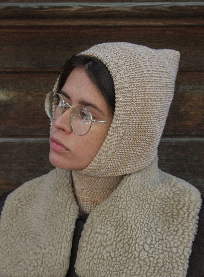 Balaclava-Mütze Aus Merinowolle. Doppellagige Mit Futter Merinowolle, Strickmütze, Strick-Balaclava, Balaclava Gehäkelt von AnotherHatBag