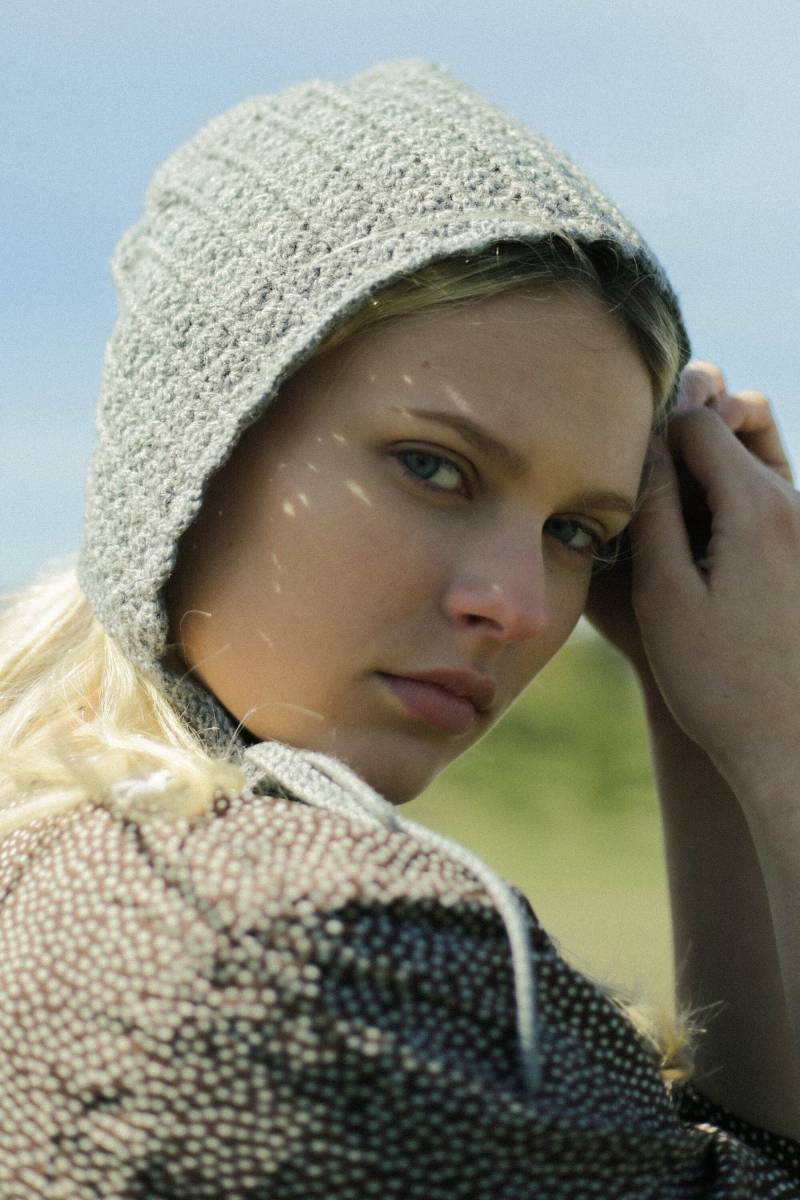 Gehäkelte Fliege Für Erwachsene in Grau von AnotherHatBag