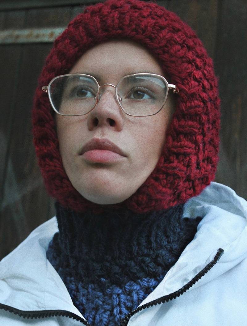 Mehrfarbige, Dicke Balaclava-Mütze Aus Wolle von AnotherHatBag