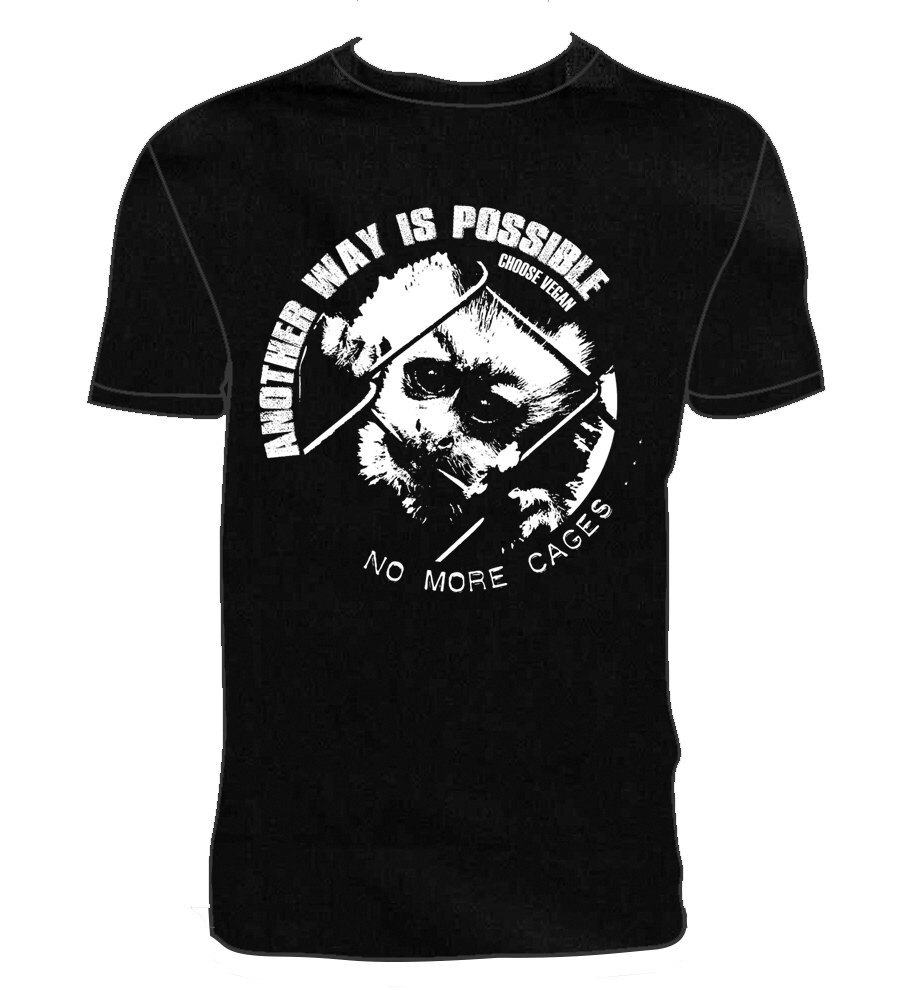 T-Shirt Awip Wähle Vegan | Keine Käfige Mehr von AnotherWayIsPossible
