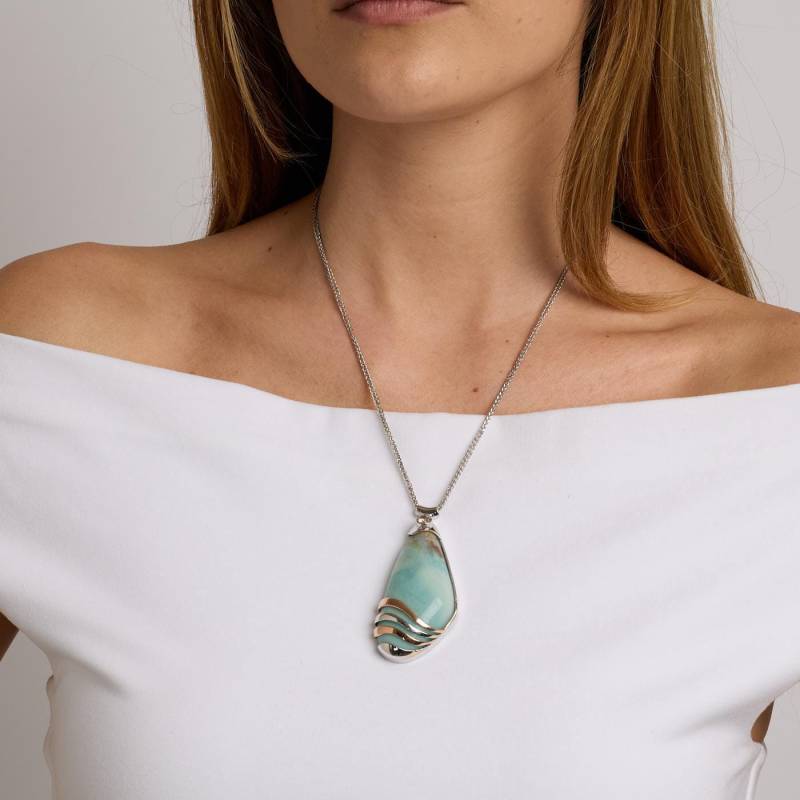 Halskette Mit Diamant in 14K Gold, 50cm | Massiv Gold Prämie von AnothersLegacy