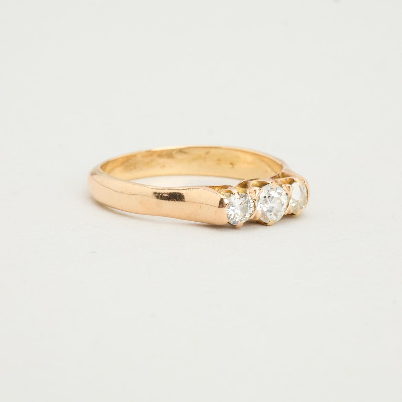Ring Mit Diamant in 14K Gold Grösse 5 | Echtes Prämie von AnothersLegacy