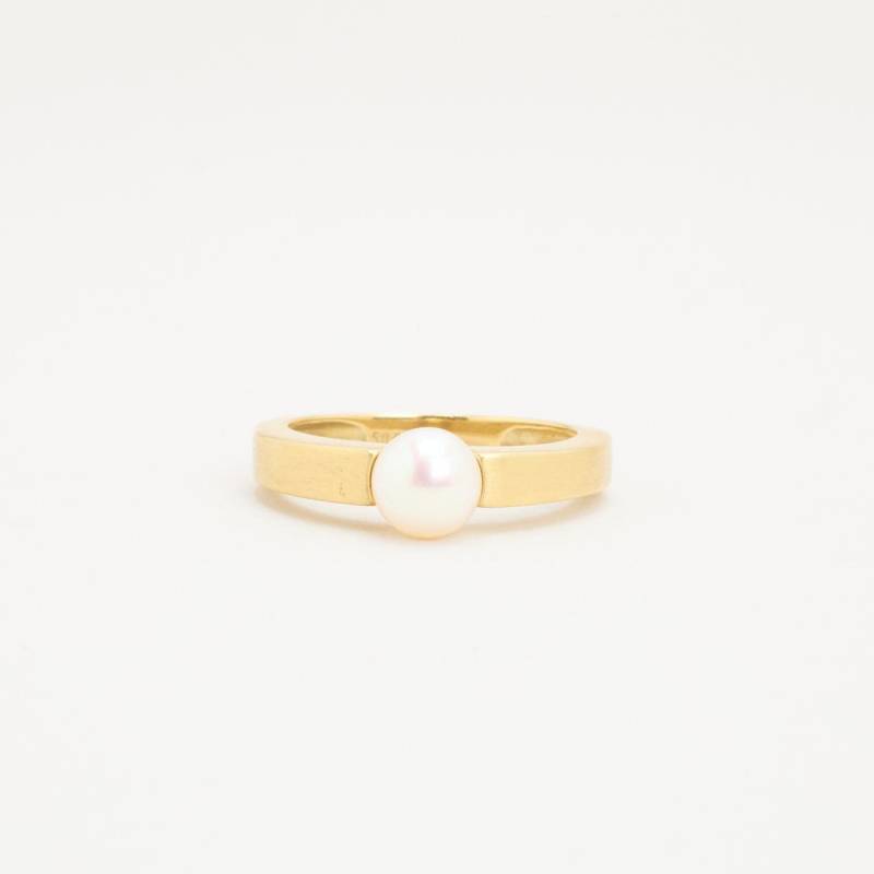 Ring Mit Perle in 14K Gold Gr. 7 | Echtes von AnothersLegacy